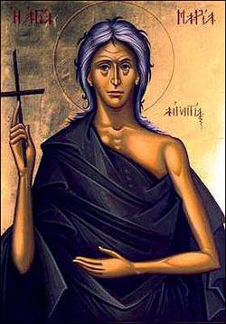 Мария Египетская, икона