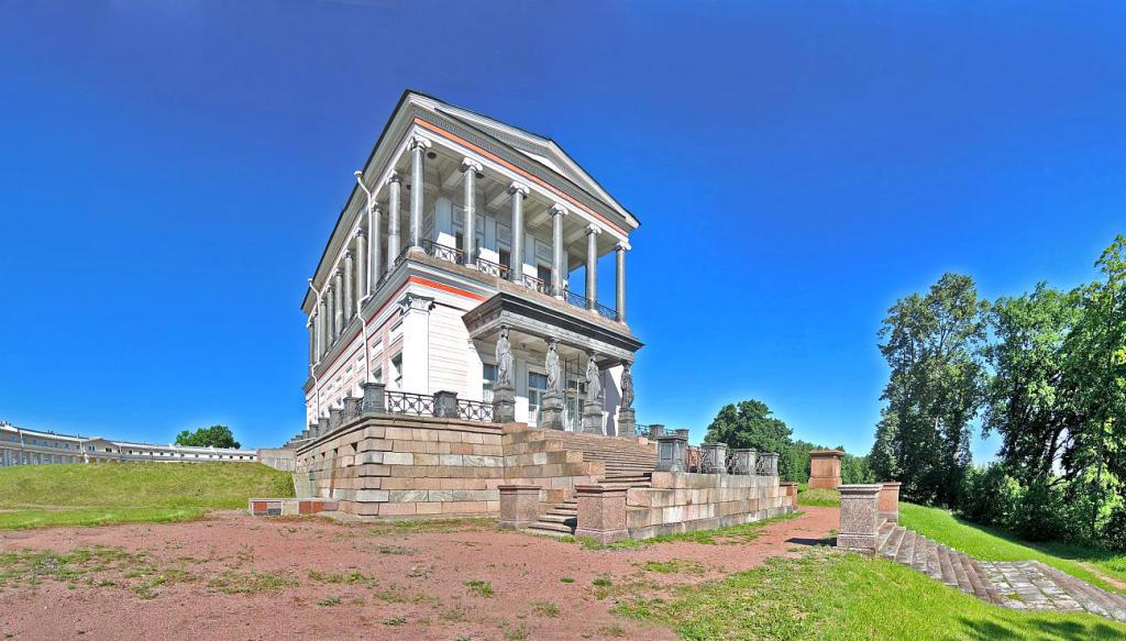 петергоф луговой парк дворец бельведер