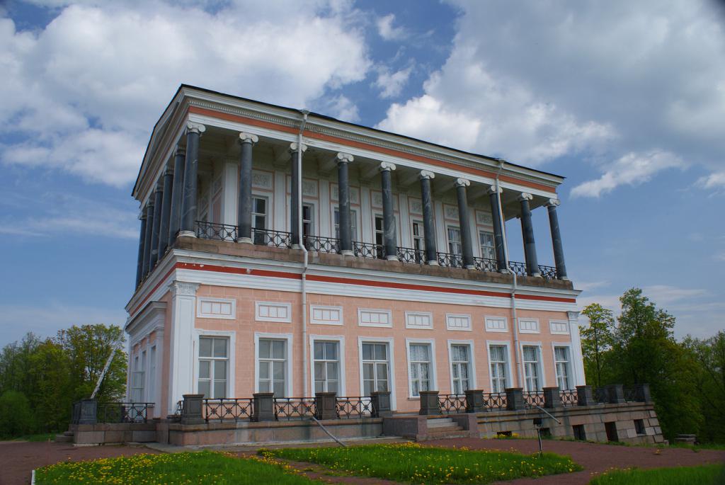 дворец бельведер в петергофе описание история