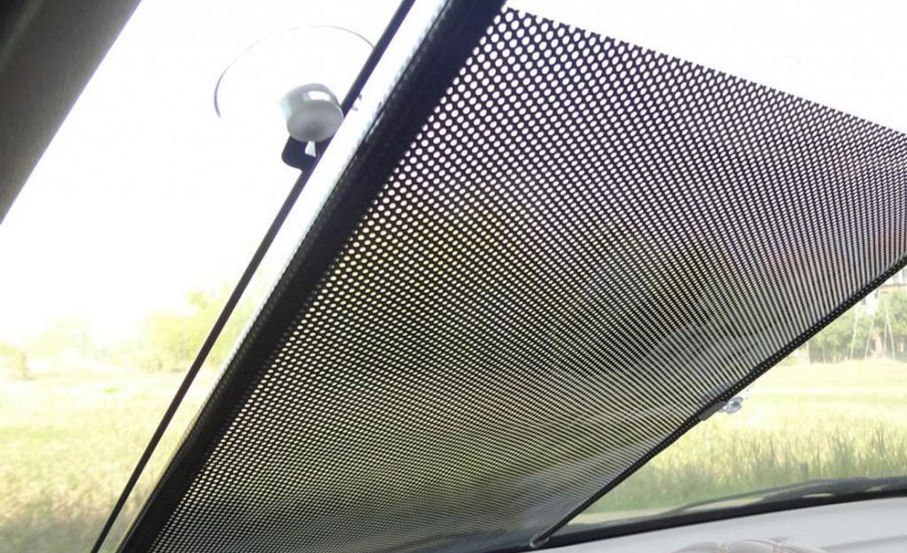 Rear window blind