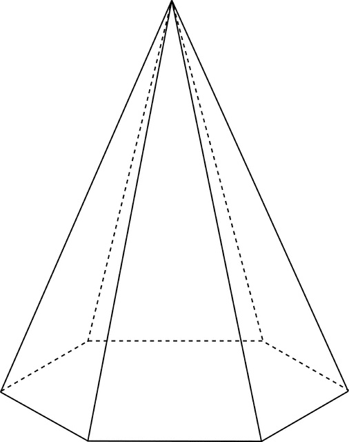 Площадь шестиугольной пирамиды