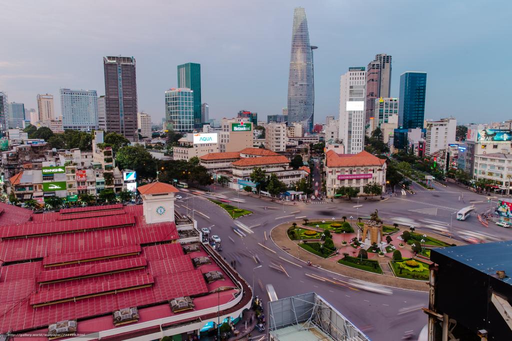 Город сайгон вьетнам