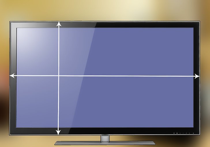 Как померить диагональ экрана телевизора