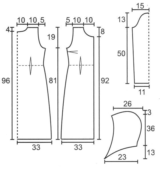 coat trapeze for overweight women pattern