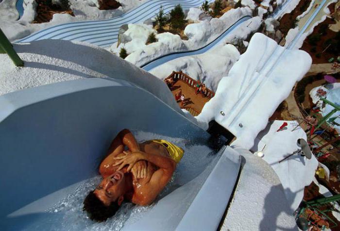 the most terrible slides in the water park in the world