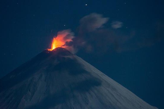 Large volcanic eruptions in Russia