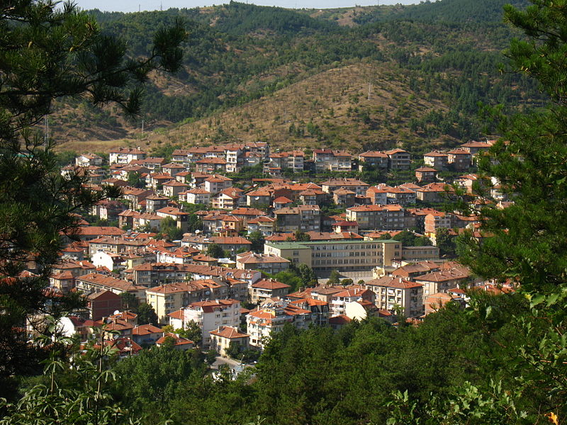 Panorama of the city of Blagoevgrad