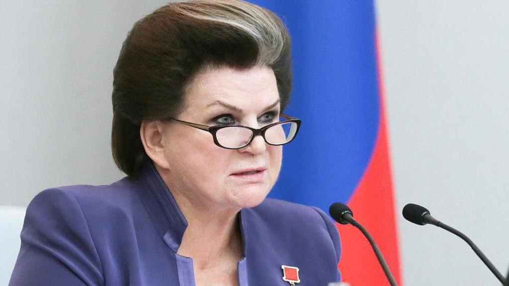 Валентина Терешкова на заседании Государственной Думы