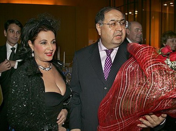 Алишер Усманов и его жена