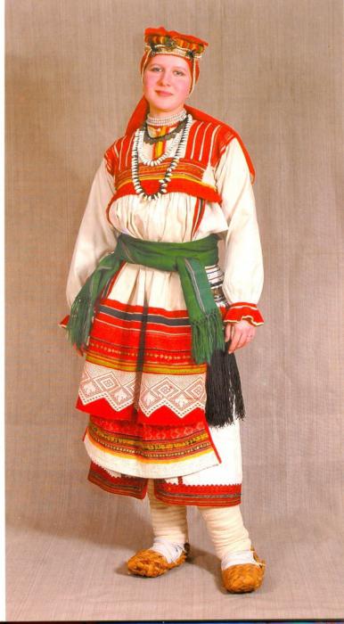 Мордовский национальный костюм женский фото