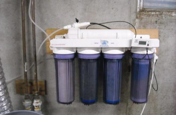 установка фильтров для воды в доме