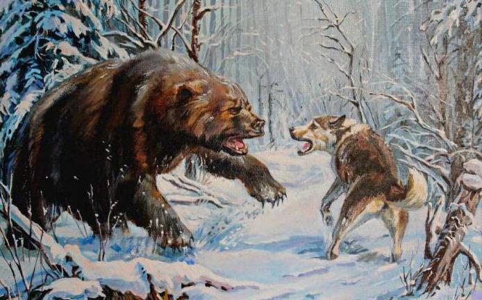картина охота на медведя