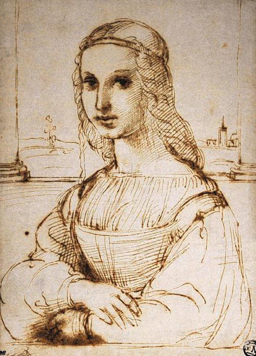 raphael santi lady with unicorn painting description