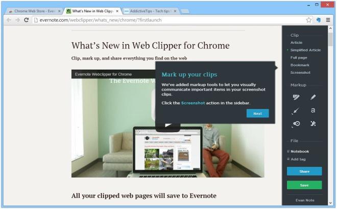 evernote web clipper