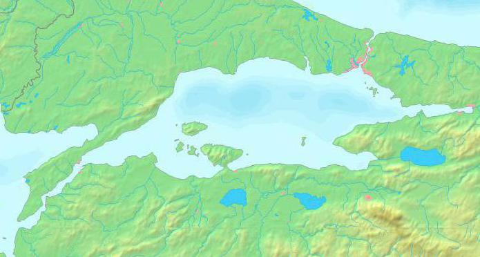 Sea of ​​Marmara on the map