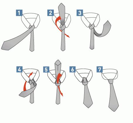 Как завязать галстук девочке