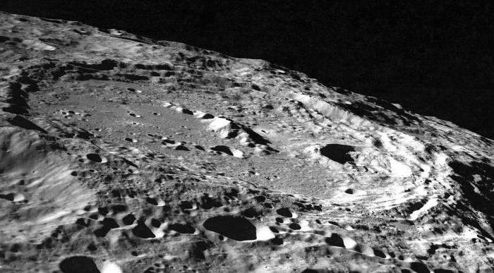 самые большие кратеры луны 