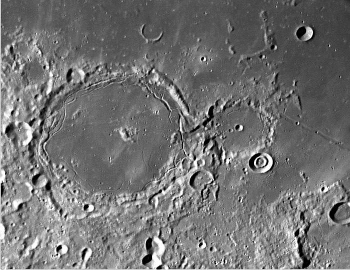 причина образования кратеров на луне 
