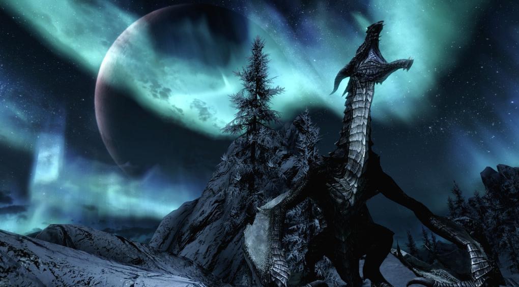 flying dragon skyrim