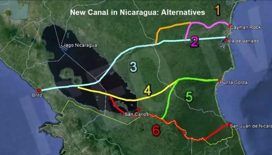 строительство канала в никарагуа 