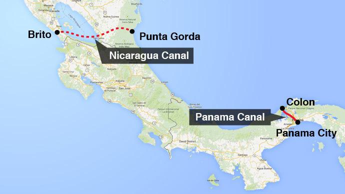 панамский канал никарагуа