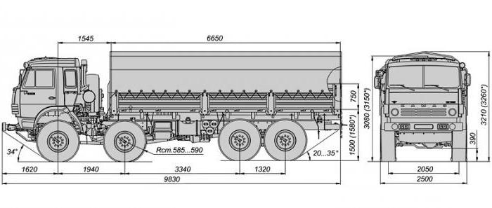 Kamaz 6350 Specifications