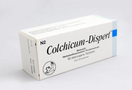 Колхицин таблетки