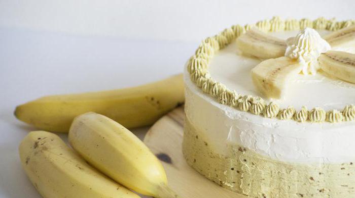 банановый крем для бисквитного торта рецепт 