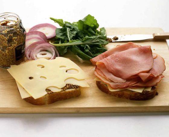  сэндвич с ветчиной и сыром рецепт 