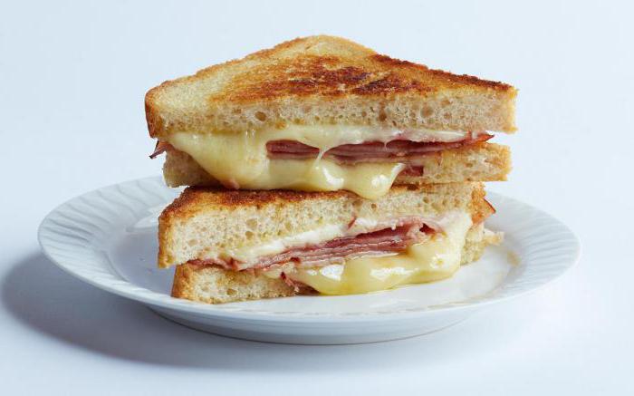 сэндвич с ветчиной и сыром рецепт с фото 