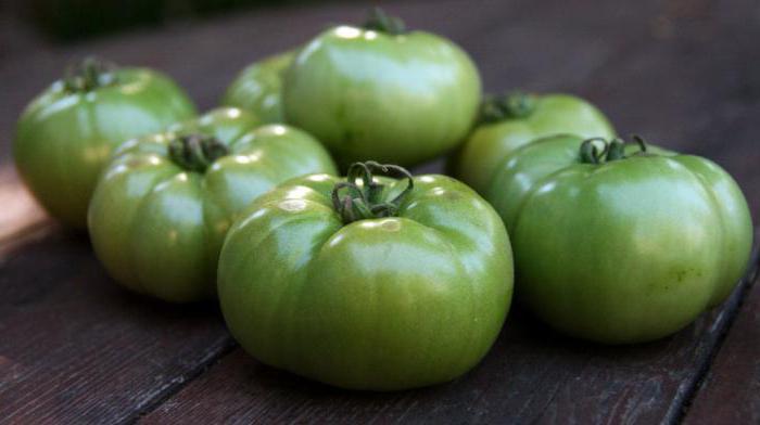 рецепт зеленых помидор с чесноком на зиму 