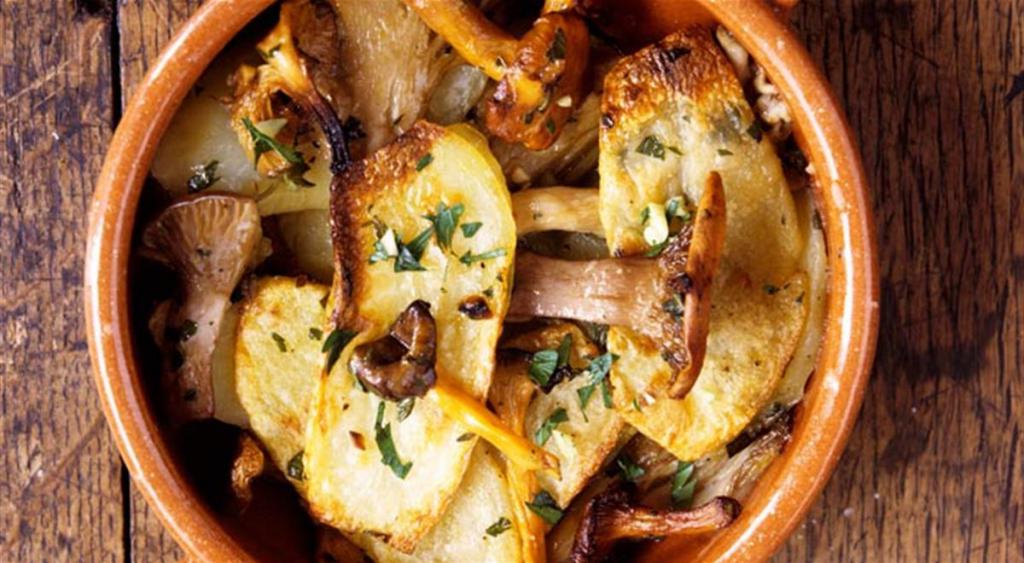 как правильно жарить картошку с грибами