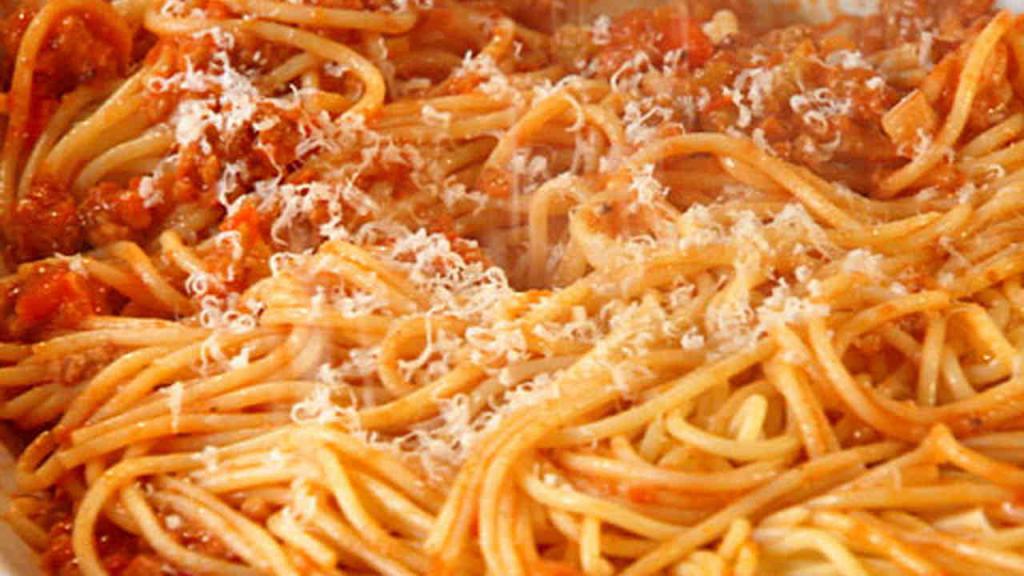 spaghetti bolognese recipe with photo