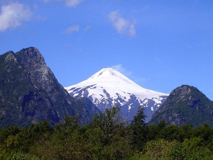 вулкан в Чили