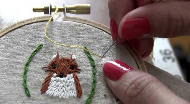 chain stitch embroidery patterns