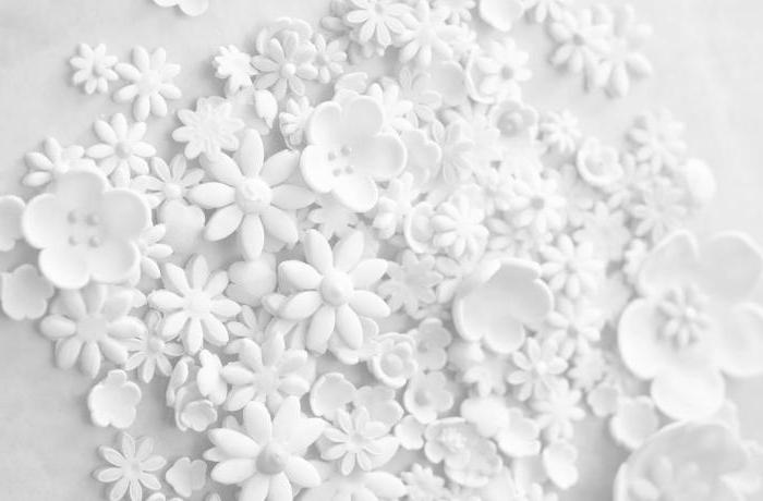 белый торт с цветами