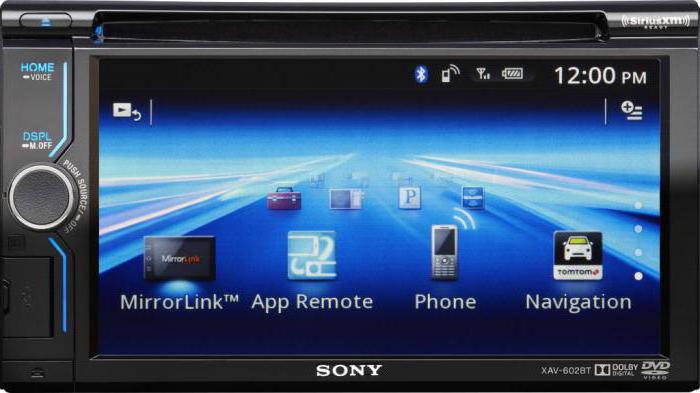 автомагнитолы sony