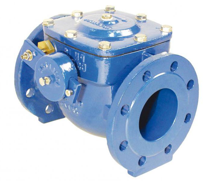 water check valve installation instruction