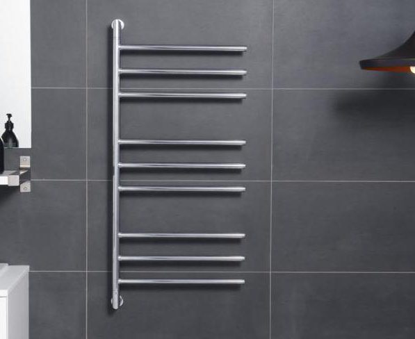 side heated towel rail