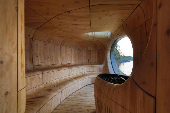 steam room in the bath