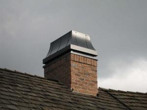 caps on the chimney pipe photo