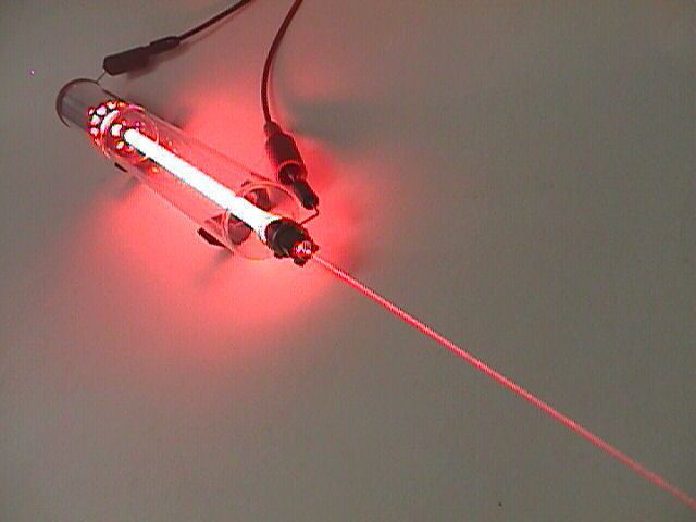 гелий неоновый газовый лазер
