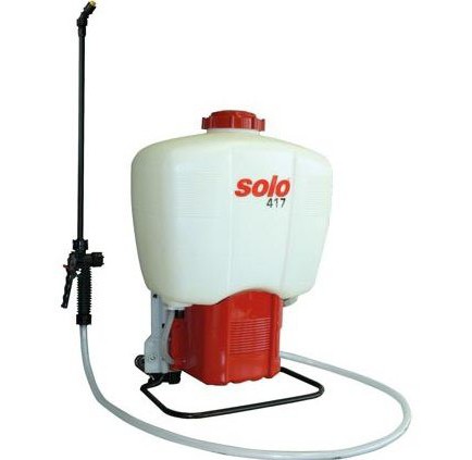 pump-operated backpack sprayer