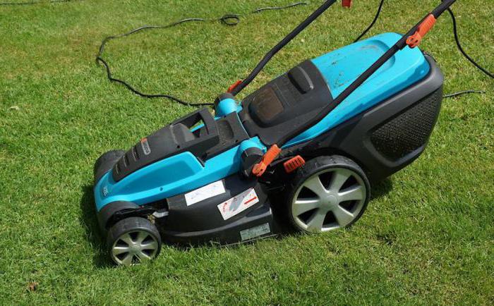 electric lawn mower gardena