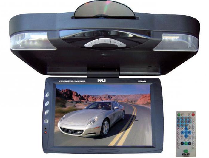 overhead monitor for car without dvd