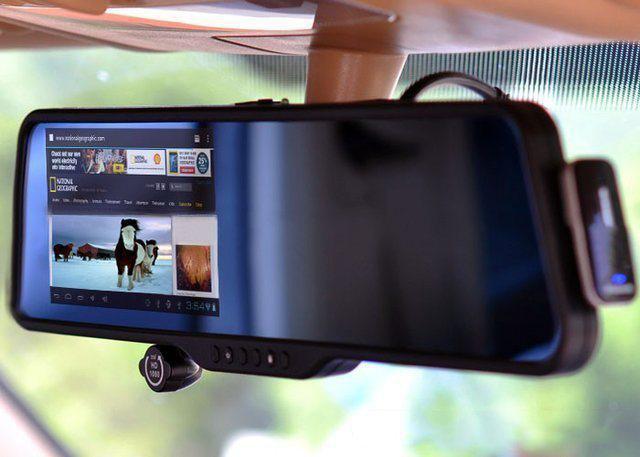 rearview camera with mirror wireless