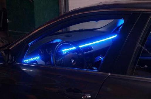 как установить неоновую подсветку на авто