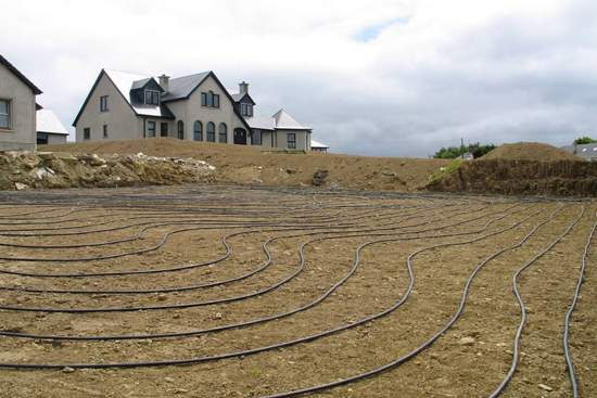 Geothermal home heating