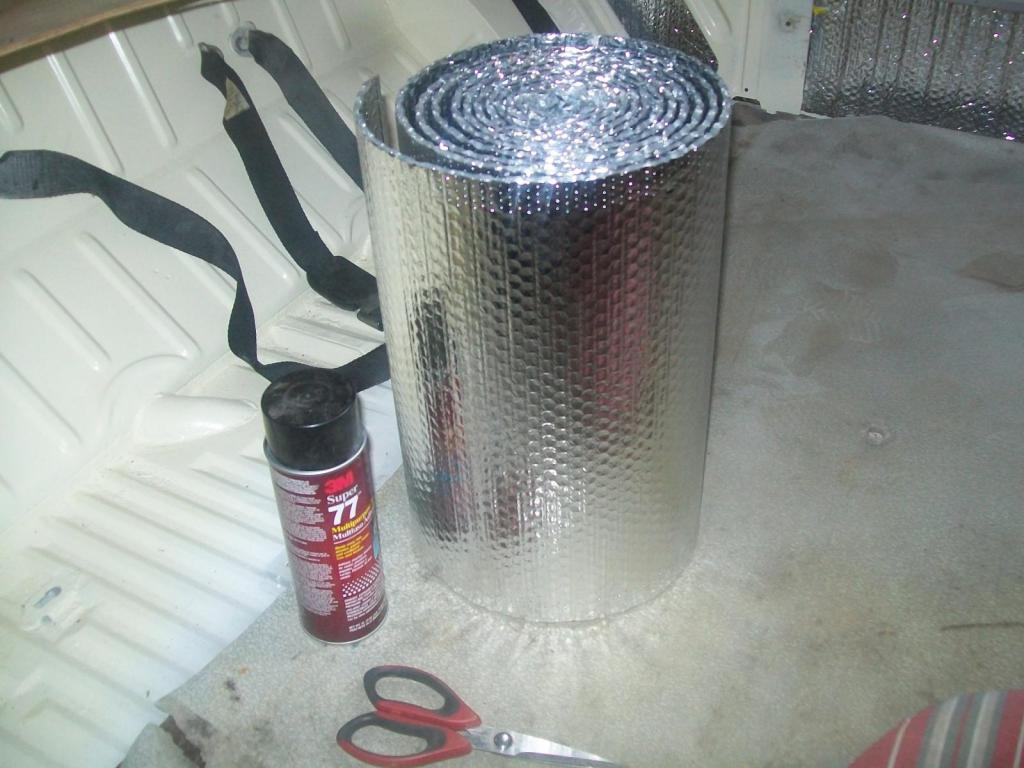 Vapor barrier for walls with foil