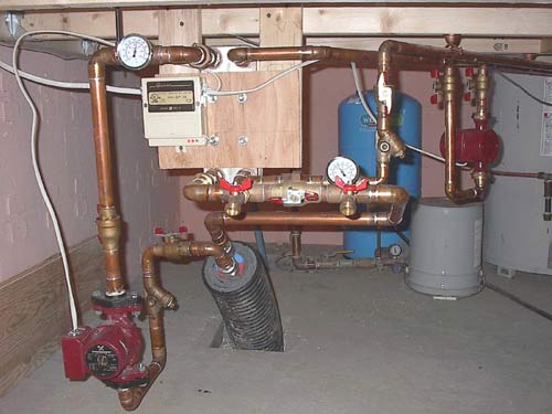 Indirect heating boiler